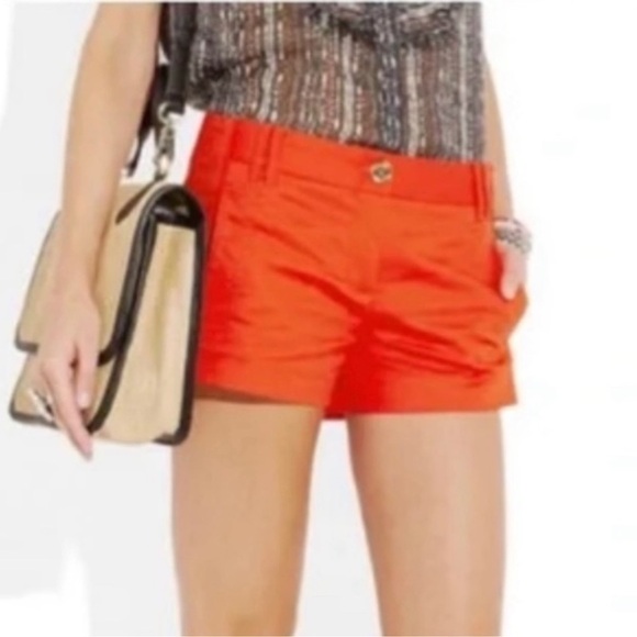 TORY BURCH Bright Orange Shorts - Picture 2 of 7